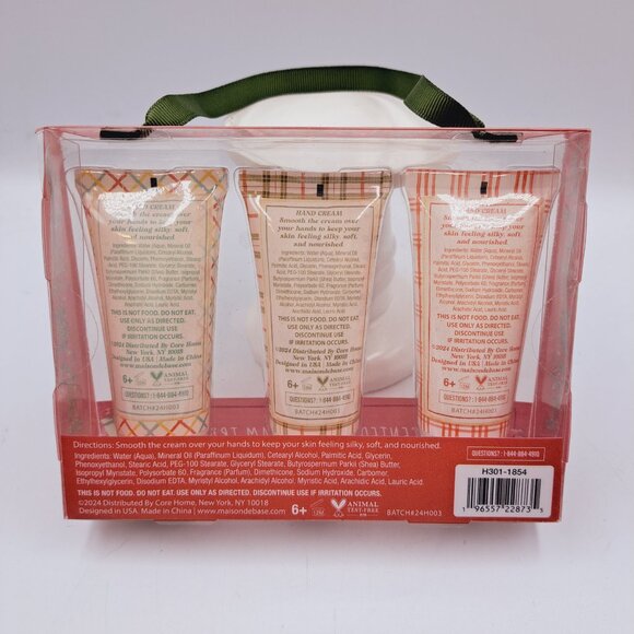 Holiday Bath & Body 3 Hand Cream Christmas Winter Berry, Hot Cocoa, Sugar Cookie - Picture 5 of 7
